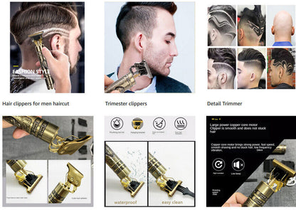 Professional Mens Hair Clippers Shaver Trimmers Machine Cordless Beard Electric