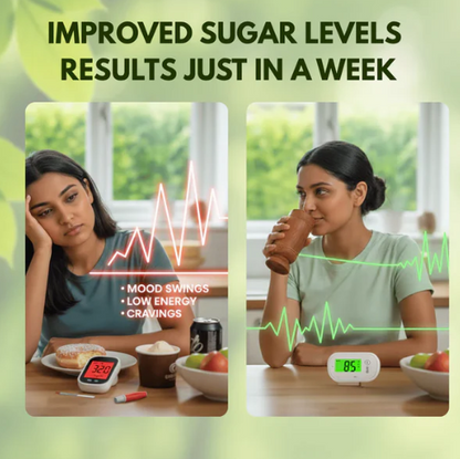 Vijaysar Wood Glass - Natural Sugar Balance, The Ayurvedic Way